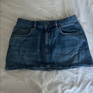 Denim Mini Skirt